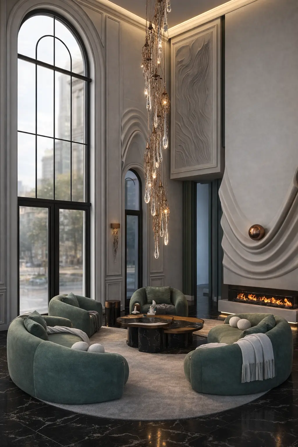 التصميم والتشطيب الداخلي (Fit-Out)